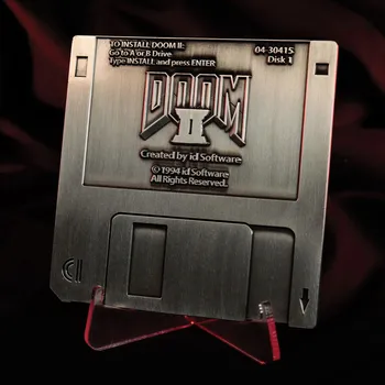 Sběratelství Doom 2 - replika Arena Floppy Disc (Limited Edition) 9 cm