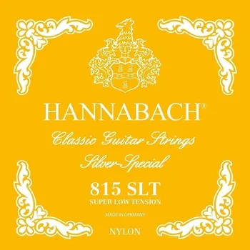 Struna pro kytaru a smyčcový nástroj Hannabach Struny pro klasickou kytaru série 815 Super Low Tension Silver specialA5w 8155SLT 5791