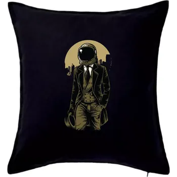 Polštář Classic Astronaut - Polštář 50x50 - 50x50 - Pouze potah ( Černá )