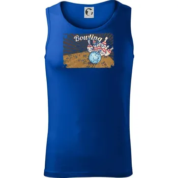 Bowling plakát - Tílko pánské Core - M ( Královská modrá )