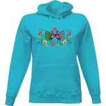 Dámská mikina s kapucí s potiskem Tradiční lidový vzor dámské