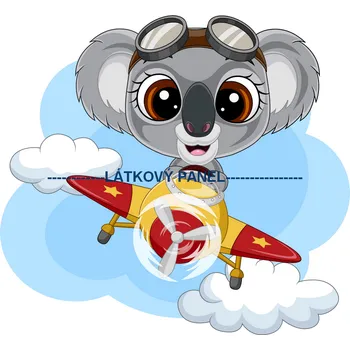 Látkový panel - Dětský - DE-106 Velikost: 15x15cm, Materiál: Teplákovina nepočesaná