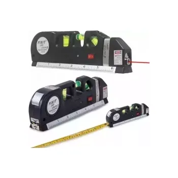 Vodováha Laserová vodováha + metr 250cm - 15 m (HAMA)
