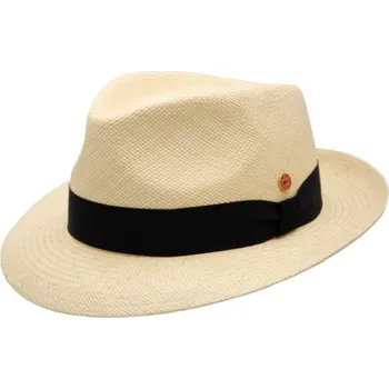 Klobouk Panamský klobouk Trilby s menší krempou s černou stuhou - UV faktor 80 - Mayser Maleo Velikost: 57 cm (M)