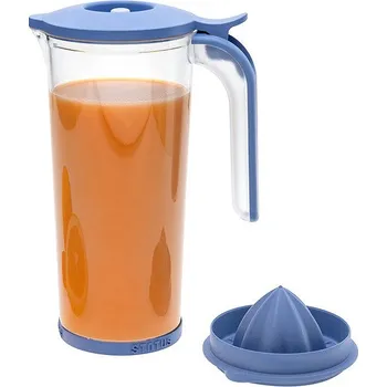 STATUS 179504 Vakuový džbán s citrusovačem 1 l modrý