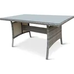 Texim Haiti Premium ratanový stůl se skleněnou deskou 345664 85 x 145 cm