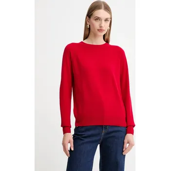 Dámský svetr Vlněný svetr Fracomina FR25WT7012K47301 červená 33X, vel. L