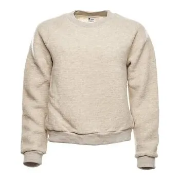 Dámská mikina Vlnka Vlněná mikina béžová velikost oblečení L/XL