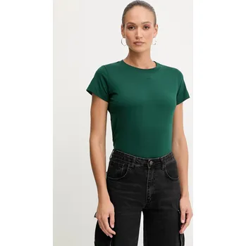 Dámské tričko Bavlněné tričko Pinko 100373.A2RE zelená 79X, vel. XS