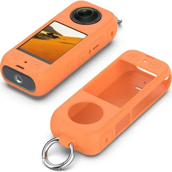 VSECHNONAMOBIL 116123 VSECHNONAMOBIL Silikonový obal pro akční kameru Insta360 X4 oranžový