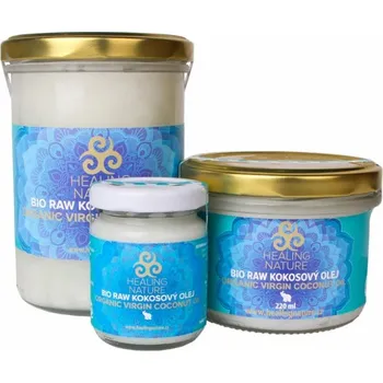 Rostlinný olej Kokosový olej Bio RAW Healing Nature 220 ml