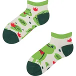 Veselé dětské kotníkové ponožky Žabka