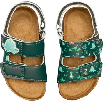 Dětská móda Dětské korkové sandály Dino na skateboardu