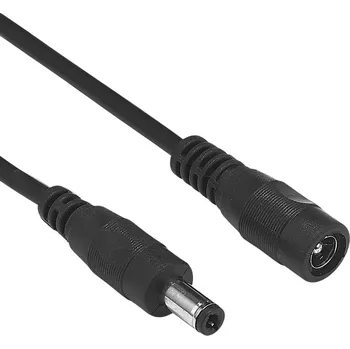 Napájecí kabel Prodlužovací kabel DC 5,5x2,1mm, černý 3 m