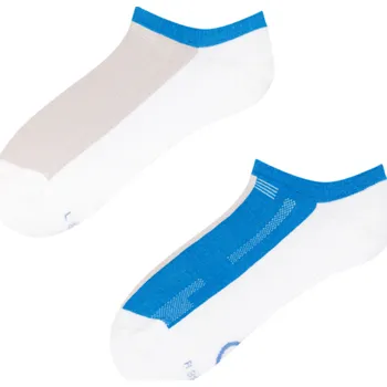 Pánské ponožky Šedo-modré funkční ponožky do tenisek