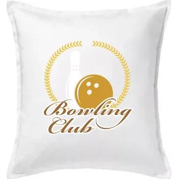 Polštář Bowling cup věnec - Polštář 50x50 - 50x50 - Včetně výplně ( Bílá )