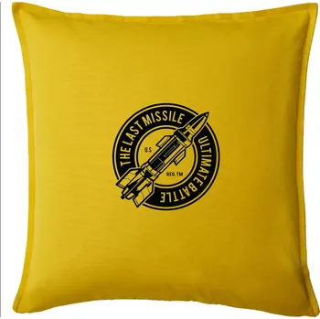 Polštář The Last Missile - Polštář 50x50 - 50x50 - Pouze potah ( Žlutá )