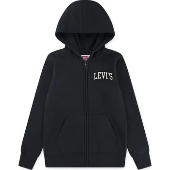 Chlapecká mikina Dětská mikina Levi's LEGENDARY FULL ZIP HOODIE 8EN722 černá 99X, vel. 92