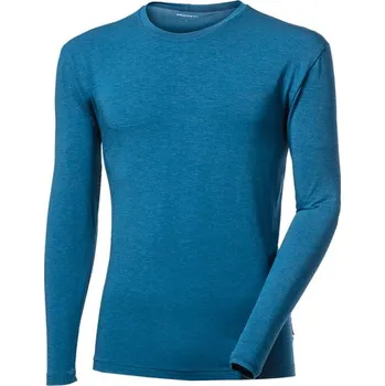 Pánské oblečení triko dlouhé pánské Progress COFFEE LS ORIGINAL petrol