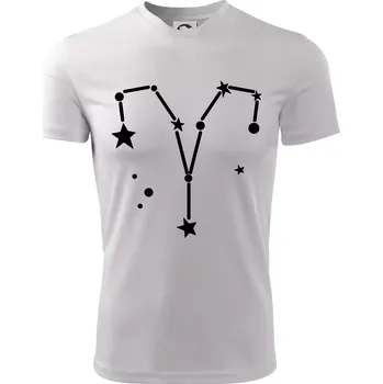 Souhvězdí - Aries - Beran - Dětské triko sportovní (dresovina) - 158 cm/12 let ( Bílá )