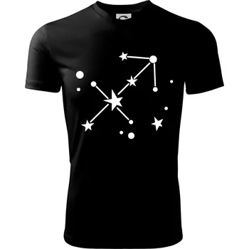 Chlapecké tričko Souhvězdí - Sagittarius - Střelec - Dětské triko sportovní (dresovina) - 146 cm/10 let ( Černá )