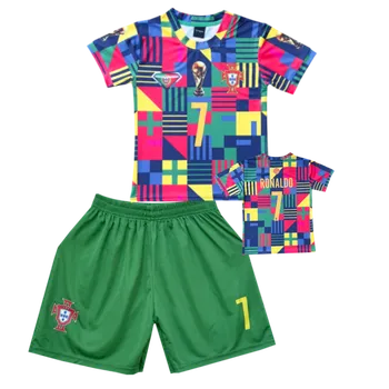Fotbal Numberoplus Dětský fotbalový dres Komplet - Ronaldo CR7 Colors Velikost: 14 let ( vel.158)