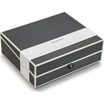 Úložný box Semikolon, Box na dokumenty Die Kante, tmavě šedý - Formadore