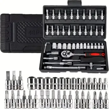 Sada nářadí MG | MG Socket Wrenches sada nástrčných klíčů 46ks, černá
