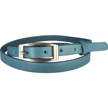 Módní doplněk PENNY BELTS Kožený opasek 15-2-57 modrý - 85 cm