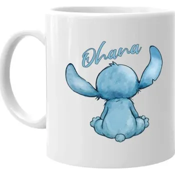 Žertovný předmět Ohana - hrnek s potiskem pro fanoušky lilo a stitche- Tričkový.cz