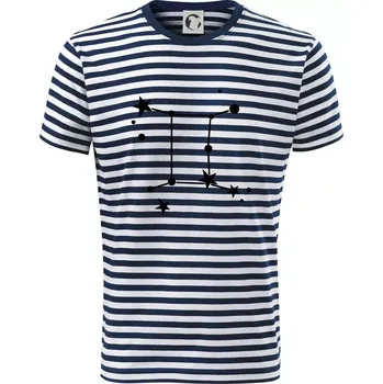 Pánské oblečení Souhvězdí - Gemini - Blíženci - Triko na vodu - L ( Prouhovaná )