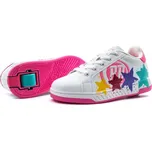 Koloboty BREEZY ROLLERS Splash | 29-39 EU | WHITE-PINK 30 EU