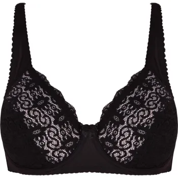 Podprsenka Astrida nevyztužená podprsenka s kosticemi 6266 115D černá