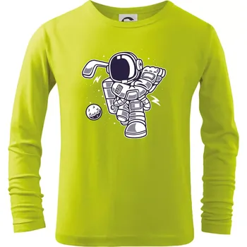 Chlapecké oblečení Florbalátor - Triko dětské Long Sleeve - 104-110cm / 3-4 roky ( Limetková )