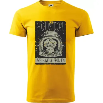 Houston we have a problem - Triko extra velké (5-8XL) - 7XL ( Žlutá )