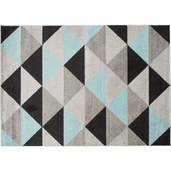 Koberec Chemex Lazur - trojúhelníky 5 tyrkysová 80x150 cm