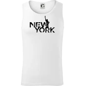 New York retro - Tílko pánské Core - L ( Bílá )
