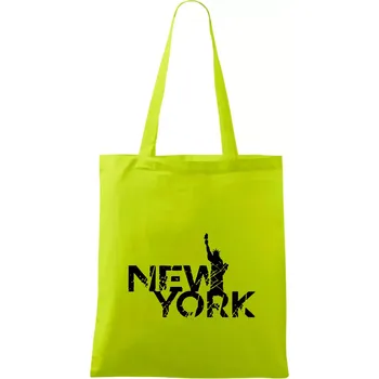 New York retro - Taška bavlněná - 42 x 38 cm ( Limetková )