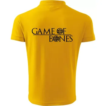 Pánská košile Game of bones - Polokošile pánská Pique Polo 203 - 3XL ( Žlutá )