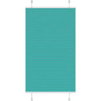 Roleta vidaXL Plisovaná roleta 70x100 cm Šířka látky 69,4 cm [4015171] Barva: Petrolejově zelená