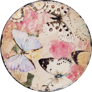 Podložka pod hrnec Clayre & Eef - Keramická podložka pod nádobí BUTTERFLIES 6CE2054