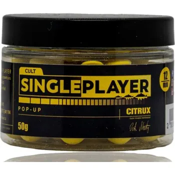 Krmivo pro hospodářské zvíře SINGLEPLAYER Pop-up Boilie Citrux 50g 12mm SINGLEPLAYER Pop-up Boilie Citrux 50g 12mm