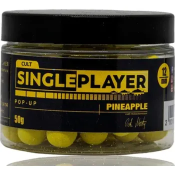 Krmivo pro hospodářské zvíře SINGLEPLAYER Pop-up Boilie Pineapple 50g 12mm SINGLEPLAYER Pop-up Boilie Pineapple 50g 12mm