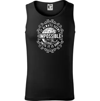 Pánské termoprádlo Always Seems Impossible - Tílko pánské Core - S ( Černá )