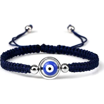 Náramek Náramek s modrým okem a fátiminou rukou | ochranný náramek, dámský náramek - Námořnictvo 2