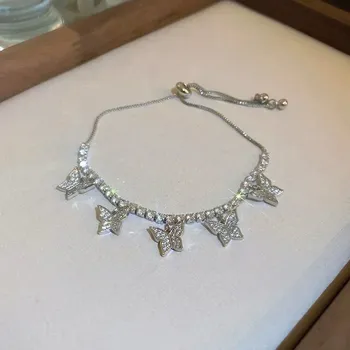 Náramek Barevný zirkonový náramek srdce pro ženy | náramek, doplněk - SL100