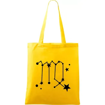 Souhvězdí - Virgo - Panna - Taška bavlněná - 42 x 38 cm ( Žlutá )