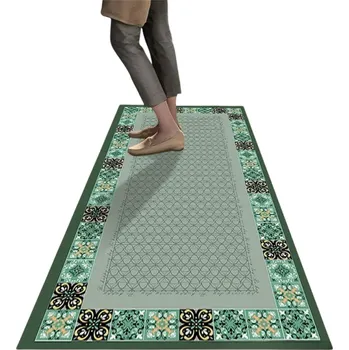 Koberec Protiskluzový koberec 40x120 cm Retro kuchyňská rohožka Dlouhý koberec do obýváku koupelny Chodba Dekorativní podložka Bytový doplněk