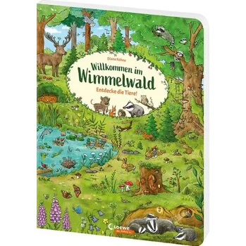 První čtění Willkommen im Wimmelwald - Entdecke die Tiere! - Kohne, Diana