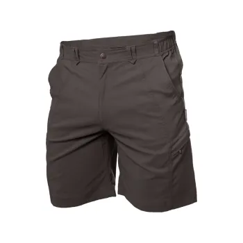 Pánské kraťasy WARMPEACE TOBAGO black coffee XL; Šedá šortky + DÁREK DLE VÝBĚRU!